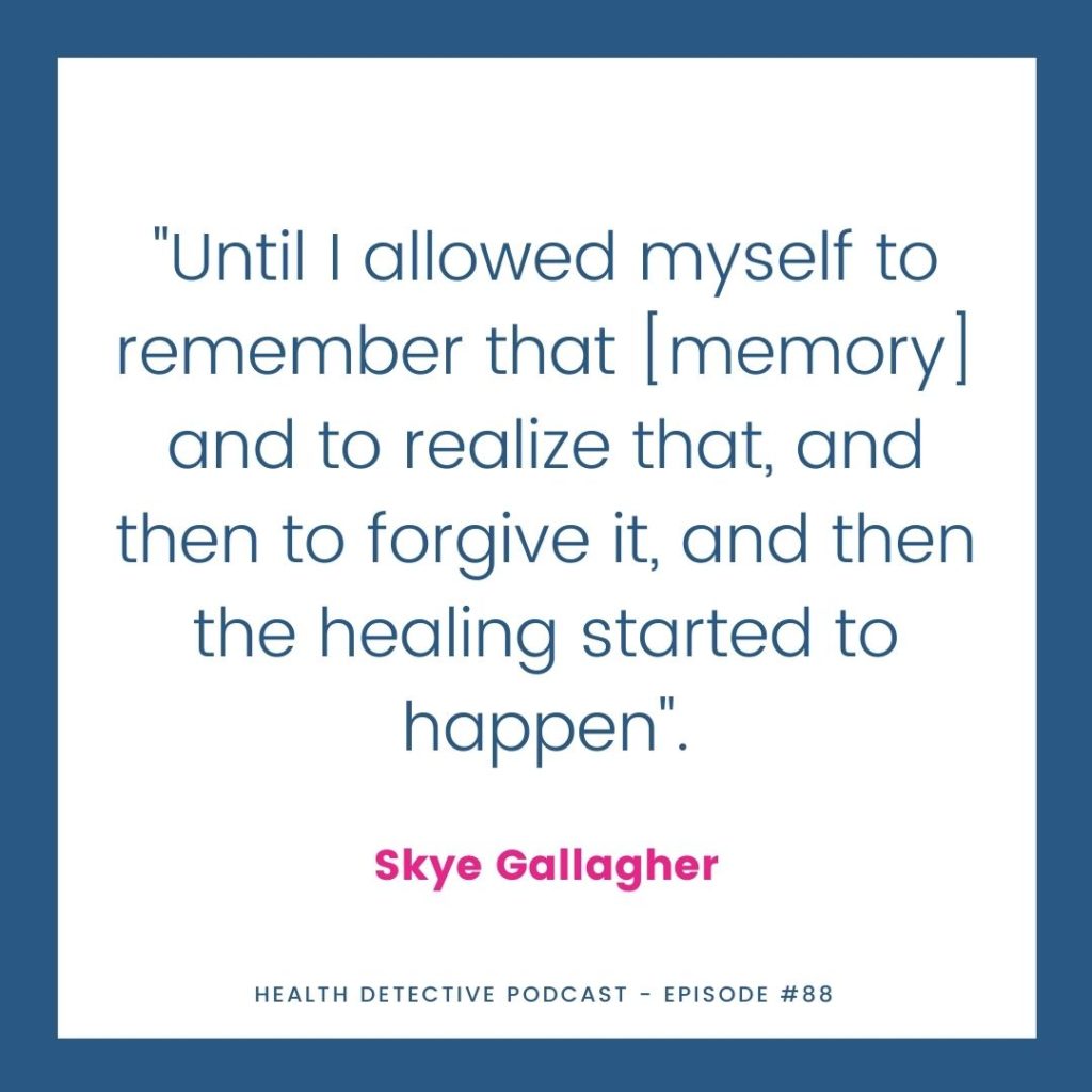 forgive trauma and remember to start healing