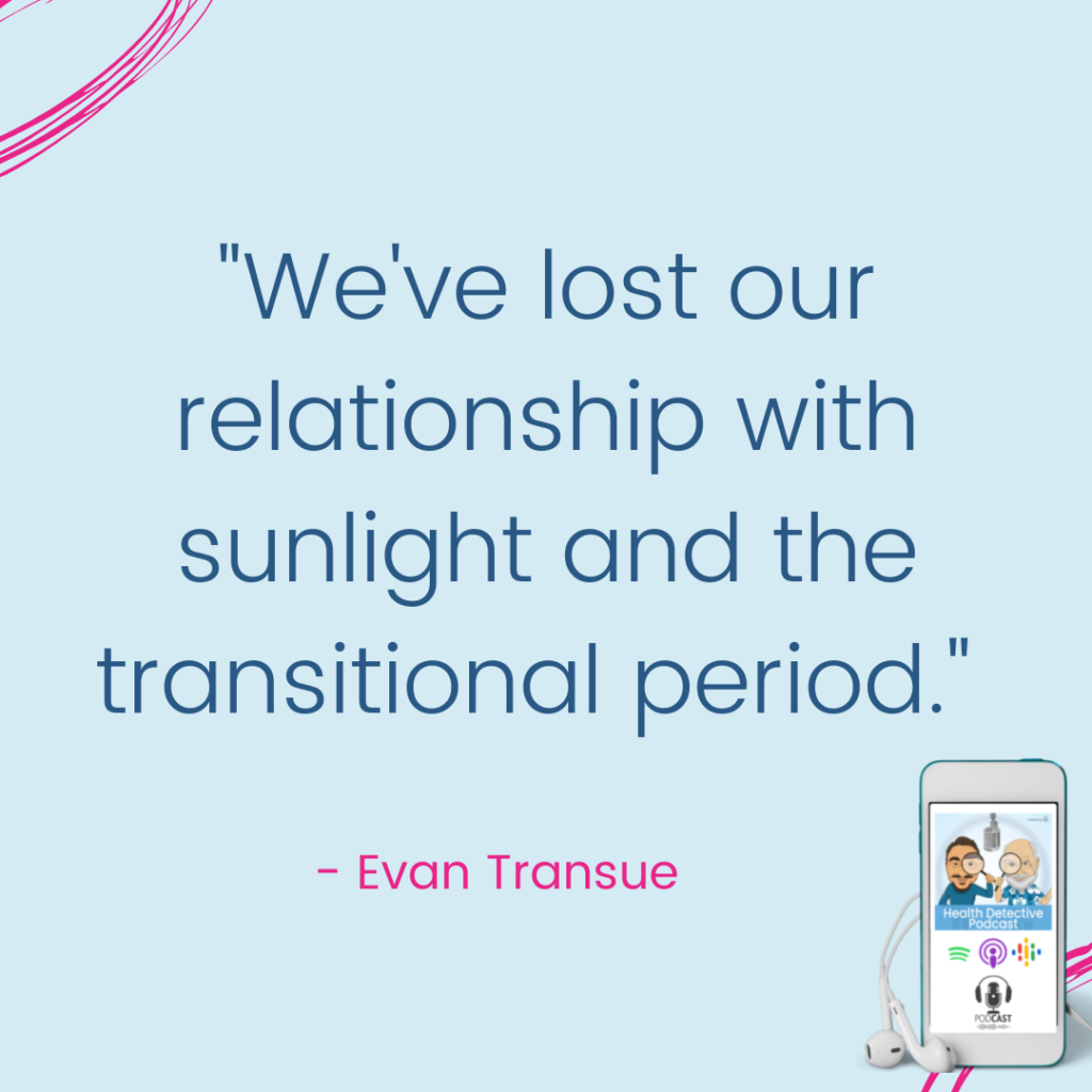 LOST RELATIONSHIP WITH SUNLIGHT, The Health Detective Podcast, Evan Transue