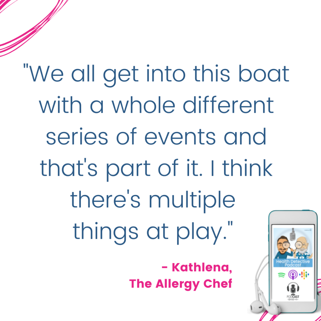 EVERYONE IS VERY DIFFERENT, Kathlena the allergy chef, Health Detective Podcast