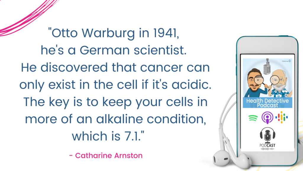 OTTO WARBURG DISCOVERED THAT CANCER EXISTS ONLY IF THE CELL IS ACIDIC, STAY ALKALINE, FDNthrive, Health Detective Podcast