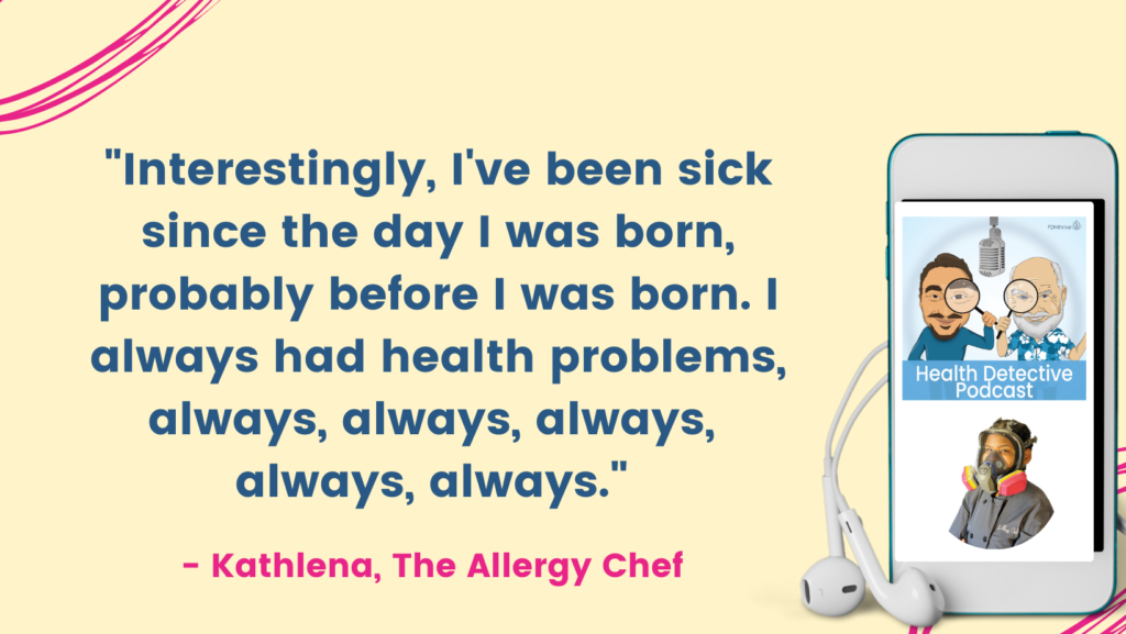 FOOD ALLERGIES, THE ALLERGY CHEF HAD BEEN SICK SINCE BIRTH, Health Detective Podcast, FDNthrive