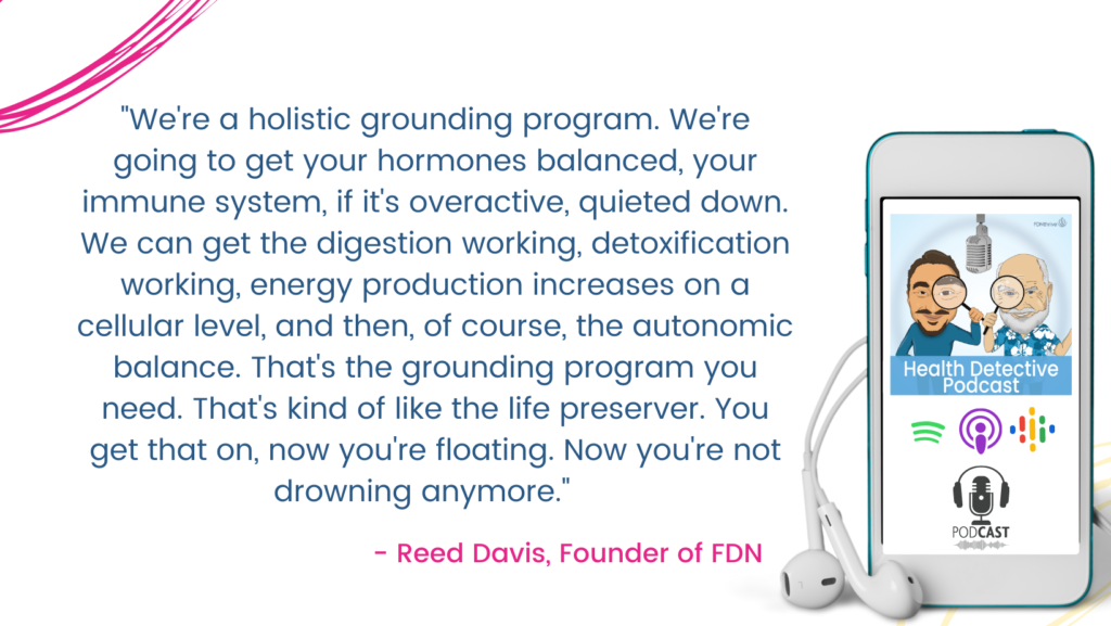 HOLISTIC GROUNDING PROGRAM THAT WORKS, 100th episode, Health Detective Podcast, FDNthrive