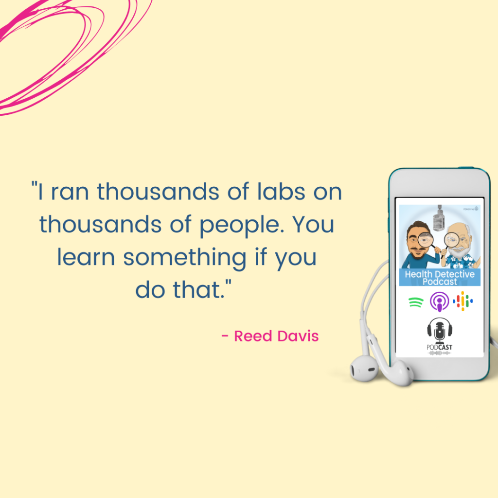 REED DAVIS RAN THOUSANDS OF LABS ON THOUSANDS OF PEOPLE, FDNthrive, Health Detective Podcast