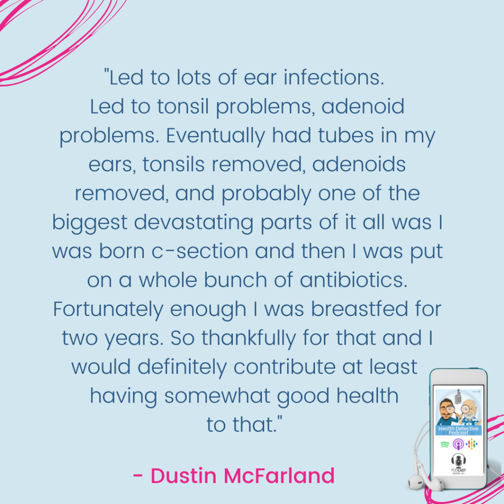 DRINKING COW'S MILK CAUSE A LOT OF DUSTIN'S HEALTH ISSUES AS A BABY, FDNthrive, Health Detective Podcast