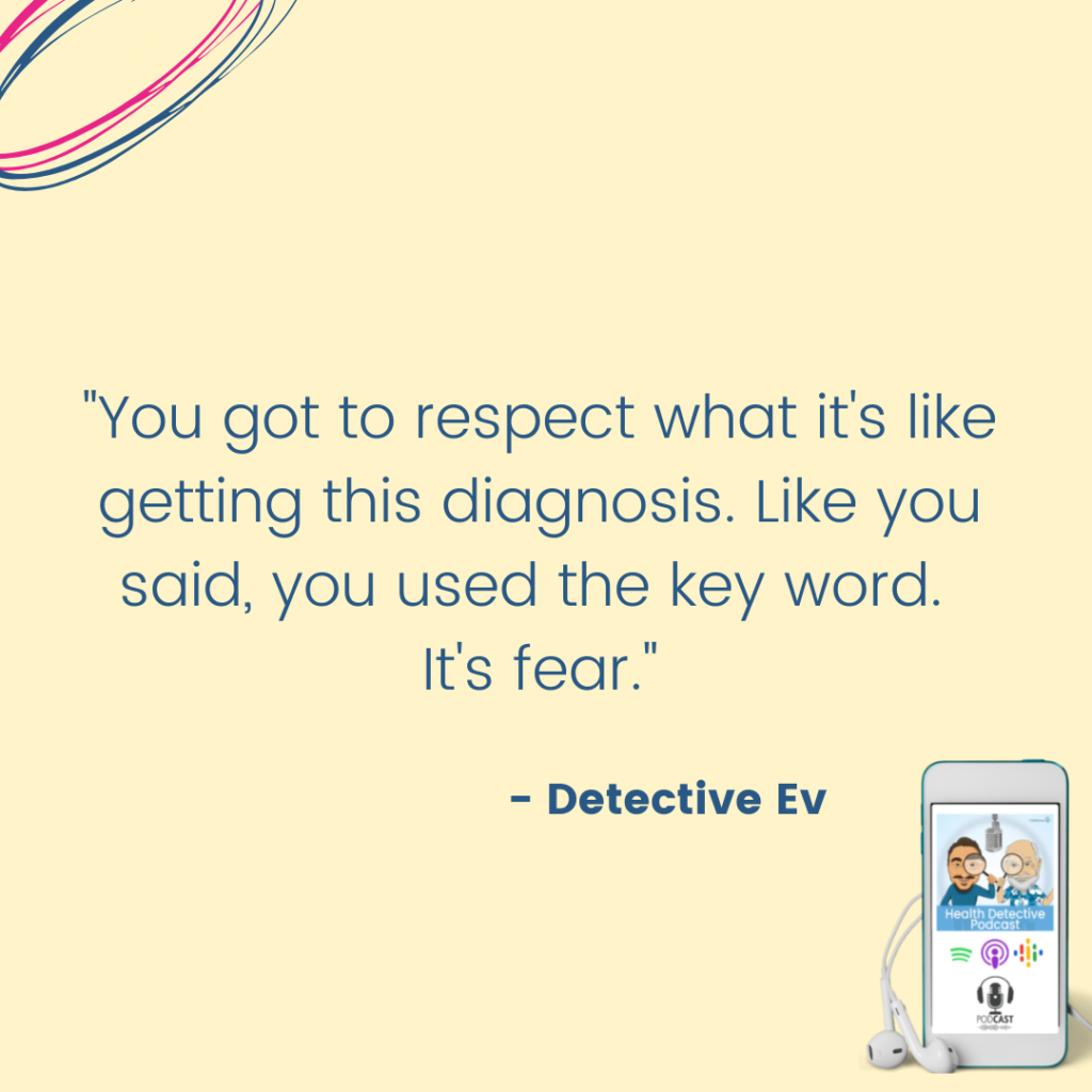 RESPECT CANCER PATIENT, DIAGNOSIS, FEAR, FDNthrive, Health Detective Podcast