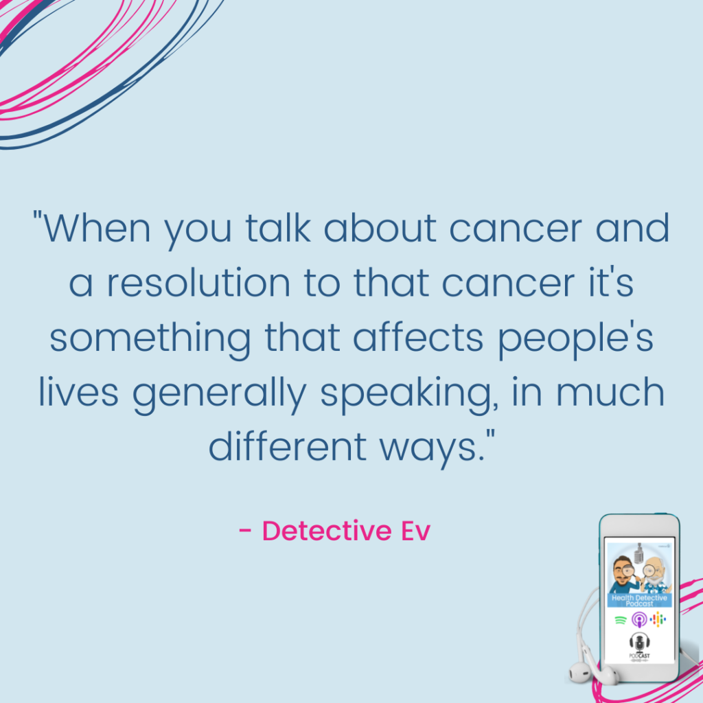 TESTICULAR CANCER, RESOLUTION, SPEAKS TO PEOPLE DIFFERENTLY, FDNthrive, Health Detective Podcast