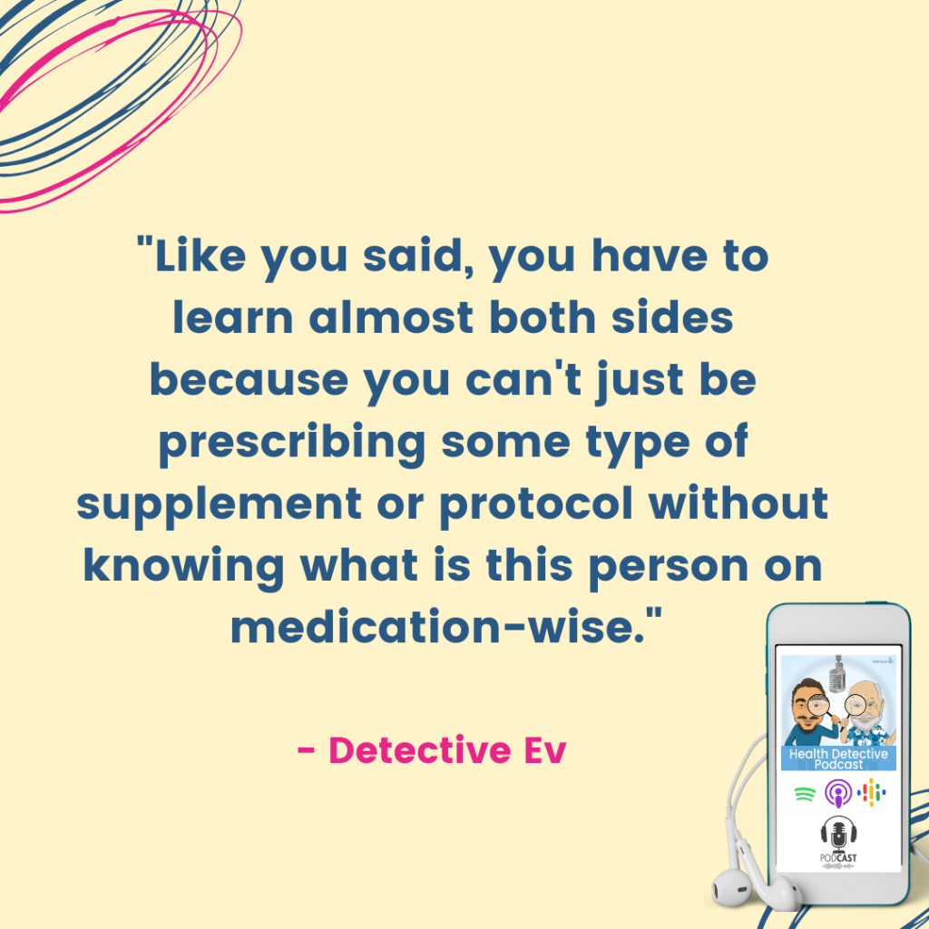 LEARN BOTH NATUROPATHIC MEDICINE TO DEAL WITH PRESCRIPTIONS, FDNthrive, Health Detective Podcast