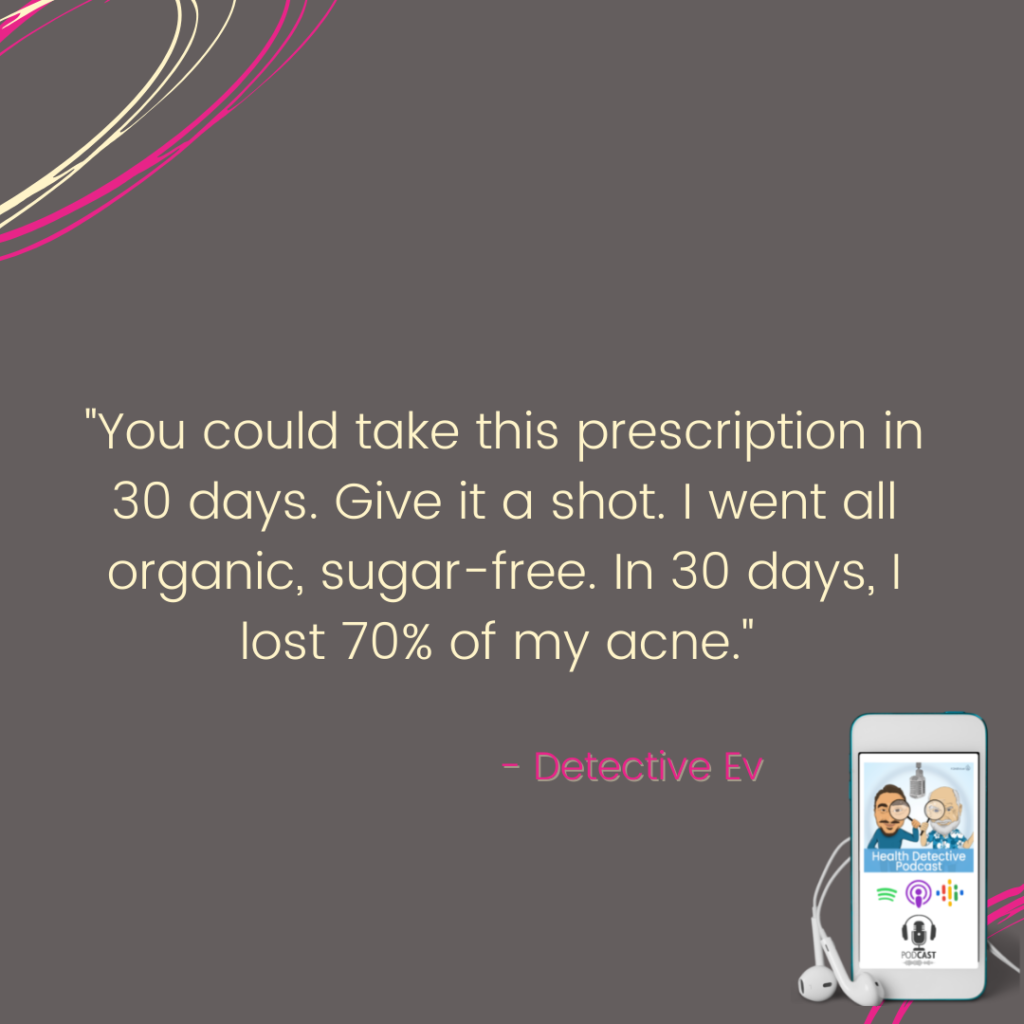 TRY THE NATURAL THINGS FIRST BEFORE TAKING PRESCRIPTION FOR ACNE, FDN, FDNthrive, Health Detective Podcast