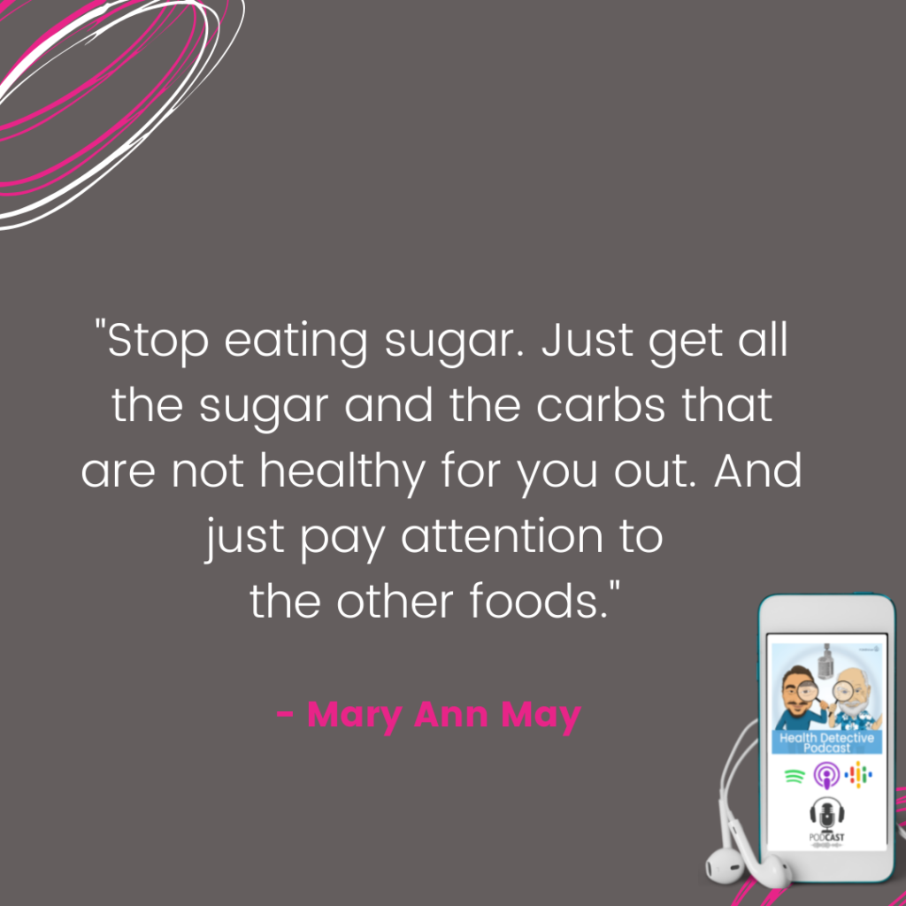 STOP EATING SUGAR AND REFINED CARBS, FDN, FDNthrive, Health Detective Podcast