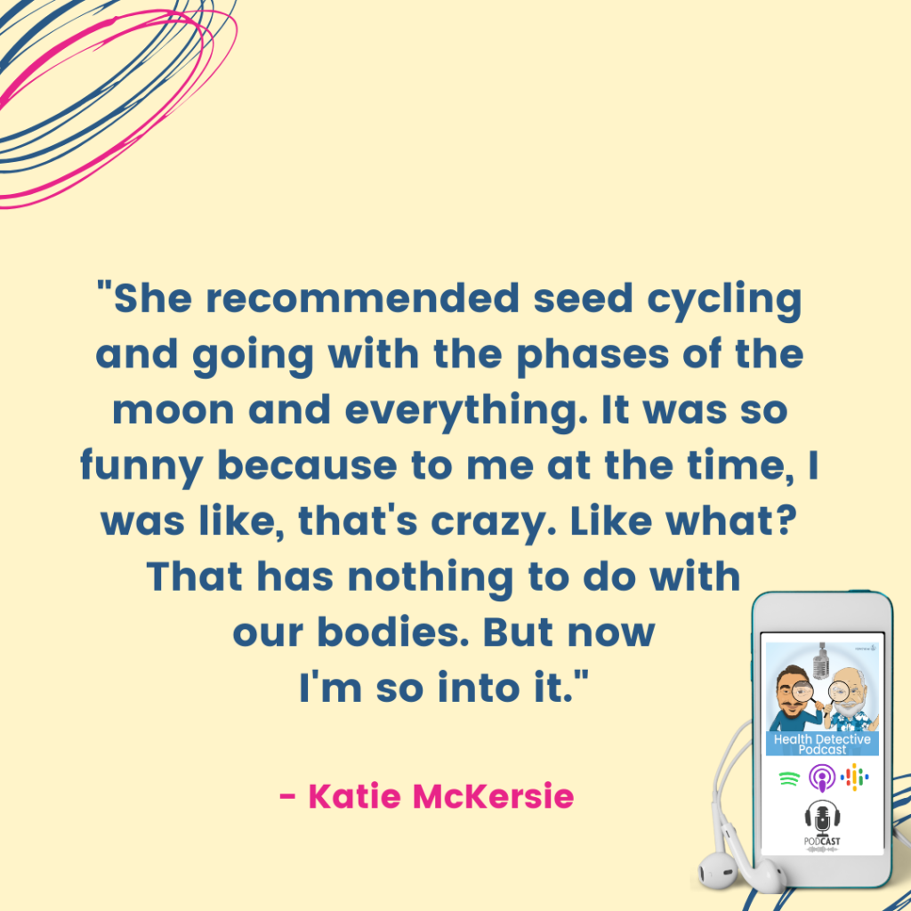 SEED CYCLING, PHASES OF THE MOON, MENSTRUAL CYCLE, FDN, FDNthrive, Health Detective Podcast